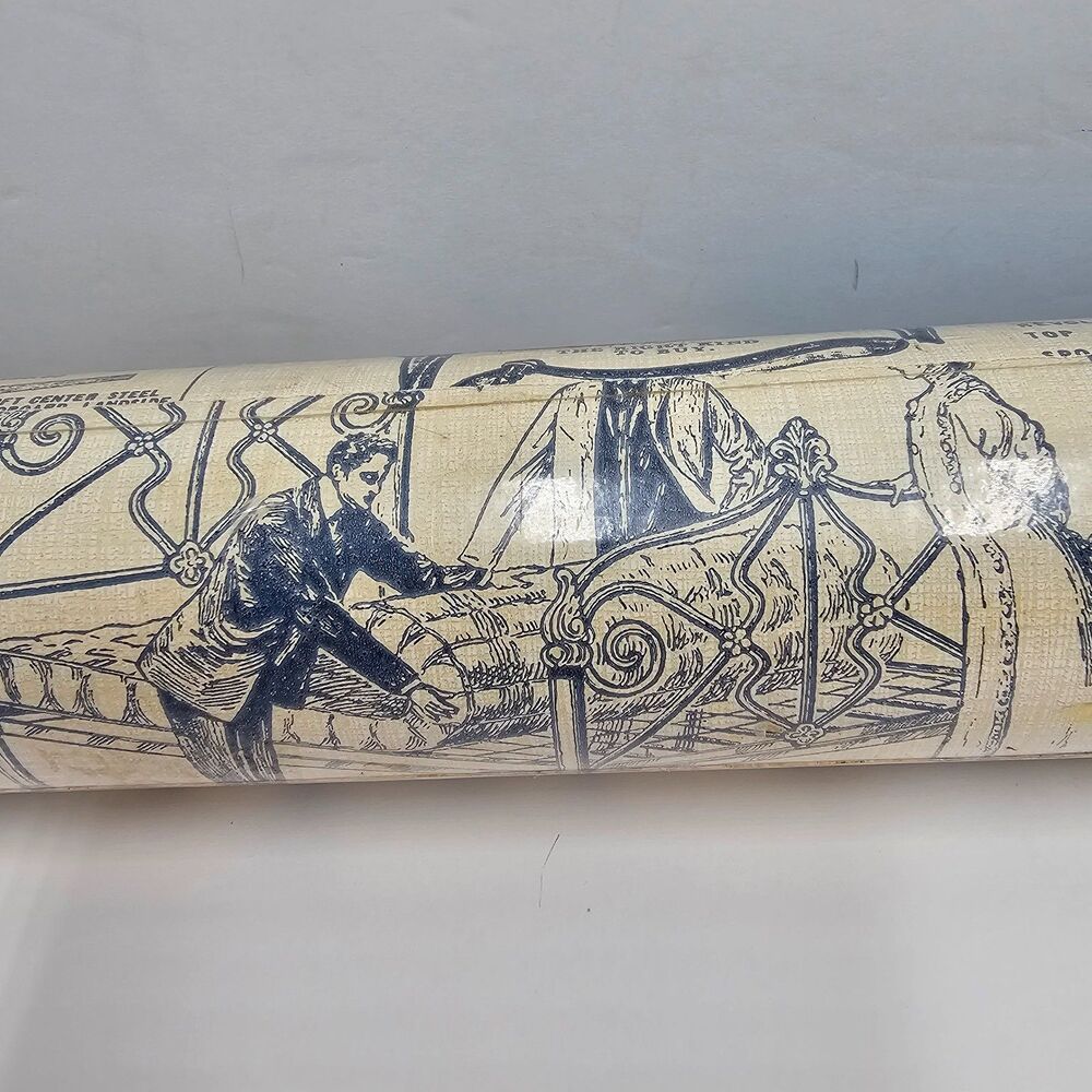 Vintage Wallpaper Double Roll 71 Sq Ft Antique General Store Catalog Print